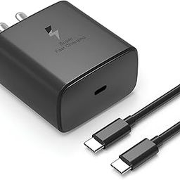 Original 45w Charging Adapter USB C to C Cable Compatible with Samsung Galaxy S24 Ultra, Samsung Galaxy A55 5G, Samsung Galaxy Watch 6, Galaxy Buds 2 Pro, Galaxy Book 4 Pro -(Cable & Adapter) black-image-12