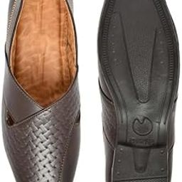Men's Faux Leather Formal Shoes (Brown, 6)-PID53499-image-80