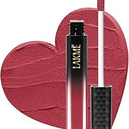 LAKMÉ Xtraordin-Airy Lip Mousse, Velvet Matte Finish, with air-light texture, for nourished & moisturised lips, Liquid Lipstick, Lovestruck Red-37