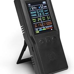 Bequest Air Quality Monitor 9 in 1 Accurate Tester for Formaldehyde, Temperature & Humidity CO2 Meter, Sensor, Tester, PM2.5/PM10 Monitor, Test Indoor HCHO TVOC Volatile Organic Compound Gas.-image-20