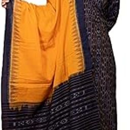 Odisha Sambalpuri Handloom Woman's Pure Cotton Handloom Dress Material With Dupatta Bottom Wear 3 Pic Set 1220-image-91