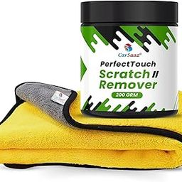 CAR SAAZ Perfect Touch Scratch Remover 200g with Microfiber Cloth | Removes Minor Scratches, Swirls & Marks | Premium Car Scratch Remover Combo | Improves Paint Finish, Gives New Look-image-88