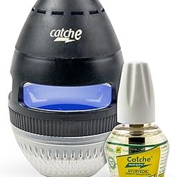 Catche Must-Quit-O Ayurvedic Mosquito Tra-Pe-Ll-Ent Combo (Machine + Refill), Clear White-image-18