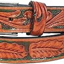 celtic Stylish Printed Belt with Silver Buckle | Adjustable Fashion Belt for Men & Women | Trendy Casual & Party Accessory-picture-4