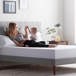 Trance Home Linen Premium Bamboo 100% Waterproof King Size Mattress Protector | Hypoallergenic Breathable Elastic Fitted Mattresses | Bed Cover (72x72 inch | 6x6 ft, White)-image-30