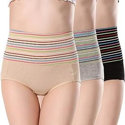 Women's Cotton High Waist Full Coverage Tummy Control Panty (Pack of 2)-image-52