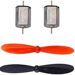 SP 10x12x20 mm 55 mm Mini Drone DC Motor (1 CW and 1 CCW) Propeller 25000 RPM Dual Shaft Motor Mini Drone Spares and DIY Projects Pair of 2-image-17