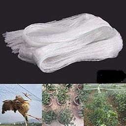 LushHavenDecor Bird Control net (10X4 ft) Nylon Anti-Bird UV stabilized HDPE monofilament Netting Solution Bird Net use for Home/Lawn/Shade/Netting/Sports/Balcony:- White-2
