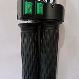 Electric Motorcycle Heated Grips with Dual Control Switches, Black, CCS and Shift Mode-image-26