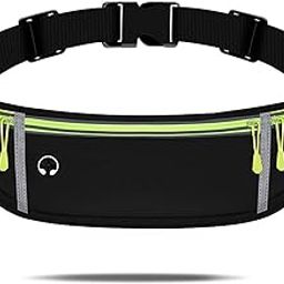 Waist pack sport running Belt Pack with adjustable Strap for running hiking travel outdoors sport, Black, Small, Sport-image-62
