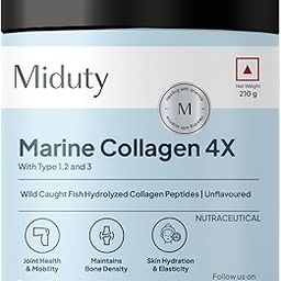 Miduty Marine Collagen Powder - Hydrolyzed Collagen Peptides - Wild-caught Fish - Type 1, 2 & 3 - Anti-aging - Skin elasticity- Joint pain - Bone health - Easy digestion- 210g-27