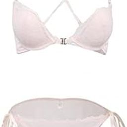 VELURA Women Lady Lingerie Push Up Back Lace Bra Underwear Set 75B Pink|1 x Erhu mute|Bras & Bra Sets| Womens Clothing-image-16