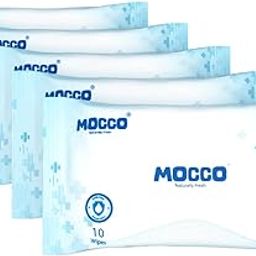 MOCCO NATURALLY FRESH Bed Bath Wipes, Adult Wet Wipes, Anti Bacterial, Ready To Use Cleansing Towels, Refreshing Sponge Bath Towel, For Men & Women (10 Wipes) (Extra Large (320mm X 320mm), Pack of 12)-image-58