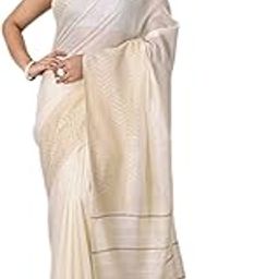 Zafreen Handloom | Women's Handwoven Threads Woven Border Cotton Silk Saree With running Blouse Piece_0.9m-image-92