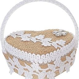 ATORSE Wedding Ring Bearer Box with Ring Holder for Party Favors Event Ceremon Style A-image-82