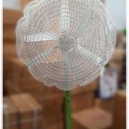 WNE Jaliwale HDPE 100% Virgin Wall Mounted or Pedestal Industrial Fan Safety guard mesh Cover for Finger Protection - Fan Safety net Size 24INCH-600MM-29