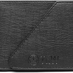 Men Black Artificial Leather Wallet (5 Card Slots) (KAAN-Black_1)-image-86
