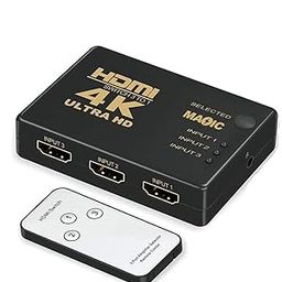 Imaashi HDMI Switch 4K 3-Port 3-in-1 Out with IR Remote – UHD HDMI Selector Box for TV, Monitor, Projector, Laptop, Computer, DVD Player & All HDMI Enabled Decives-28