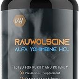 Rauwolscine Alpha Yohimbine HCL, 2.0 Mg, 90 Capsules, Pre-Workout Supplement, Enhances Workout Performance, Weight Loss Support-2