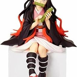 Awestuffs Action Figure Limited Edition For Car Dashboard, Decoration, Cake, Office Desk & Study Table (Nezuko Sitting Demon Slayer),7 cm-image-57