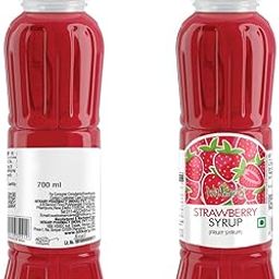 Hitkary Strawberry Syrup (Combo Pack of 2)-1