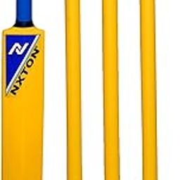 NXTON Plastic Cricket Set for Boys & Girls 7-12 Years – Complete Cricket Kit with Plastic Bat & Accessories in Printed Box – Perfect for Young Players-image-96