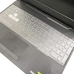 Oaky Keyboard Cover for ASUS TUF Gaming A15 TUF506 FA506 FX506 TUF506IU-ES74 & ASUS TUF Gaming F17 FX706 & ASUS TUF Gaming A17 TUF706 TUF706IU-AS76 Keyboard Skin Protector - TPU Clear-image-79