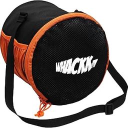 WHACKK Kick Soccer Football Equipment Bags|Basketball Volleyball Bags |Adjustable Strap Backpack |Easy Access Pocket Mesh Bottle Holders | Ball Bag |Kitbag |Bag (Black Orange, 15L)-picture-18