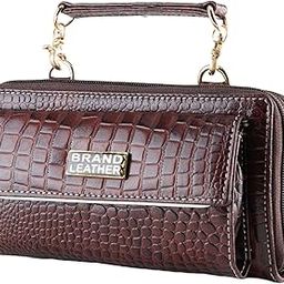 Genuine Leather Clutch Handbags for Women trendy Latest Ladies Purse Wallet for Party Wedding handheld bags for women small size-image-44