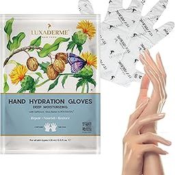 LuxaDerme Hand Hydration Gloves | Deep Moisturising Gloves | Long Lasting Hydration | Evens Out Skin Tone | Nourishes Nails & Cuticles (Pack of 1)-55