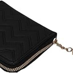 Women Small Purse Zip Purse for Ladies Small Coin Wallet for Girls Zip Money Wallet for Women (Black)-picture-54