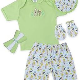 Mee Mee New Born Baby Gift Set | Soft Cotton Clothing Essentials for Infants/Baby Girls, Boys | Baby Shower Clothing Hamper| Ideal Gift for New Born Baby | 8 Pieces | (Round, Blue)-image-83