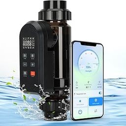 Smart Salt Chlorine Generator, Up to 30,000 Gallons Pool, Built-in Wi-Fi & App Remote Control, Smart Salt Chlorinator System for Pool Hot Tub Spa, Saltwater Pool System with Smart Digital Panel-picture-16