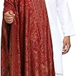 Men's Woven Wool Shawl-image-28