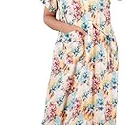 Women Long Rayon S to 4XL Size Housecoat/Robe/Wraper-28