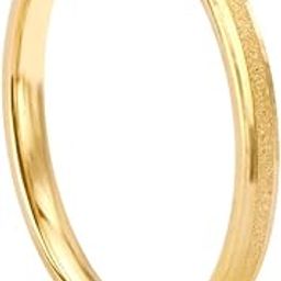 Milestone Marker Band 18KT Gold Couple Ring -Single Piece-image-6