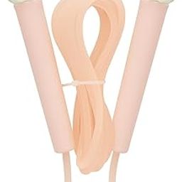 DTR Creation Cartoon Skipping Rope for Kids | Soft Silicone Animal Handle Skipping Jump Rope for Boys & Girls | Cute Cat Design | Adjustable & Tangle-Free (Pink Color)-image-47