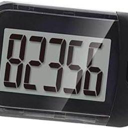 Menolana 3D Pedometer for Walking, Step Counter with Back Buckle and Neck Strap, Step Track for Running Adults Sports Kids-image-3