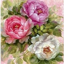 GLOSSOM Flower Rose 5D DIY Diamond Art Painting Kit Rhinestone Crystal Craft Canvas Painting Pictures for Children and Adults, Ideal for Home Wall Decor (Pack of 1 Multicolor)-picture-8