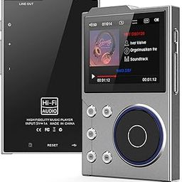 HiFi MP3 Player with Bluetooth, Lossless DSD DAC Flac, High Resolution Music Player, Portable Audio Player with 16 GB Memory Card, Supports up to 256 GB, 2.4 Inch-7