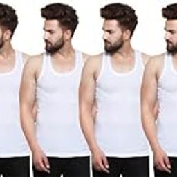 SIRTEX Eazy Men's Eazy Derby Vest Regular White Vest for Men | Men's Vest | Men's Regular White Vest-image-28