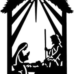 ATORSE® Christmas Nativity Silhouette Stake Multipurpose Sturdy Courtyard Sign Style B-image-37