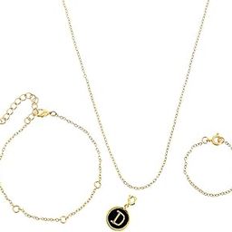 Valentine's Day Collection Alphabet D Black Enamel Charm|Valentine Gift For Her|Gift For Wome|Gift For Her|-image-59