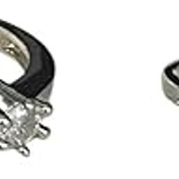 Rhodium Plated American Diamond Solitair Ring For Women - Free Size-image-50