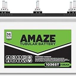 Amaze Short Tubular Battery for Home, Office & Shops | 1036ST 135Ah | Easy Installation | Durable and Reliable Inverter Battery | Minimum Maintenance | with 36 Months Warranty-picture-6