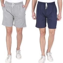 Men's Cotton Regular Casual Short Pant with Pocket - Pack of 2-image-28