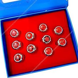 Naruto Akatsuki Ring Set, Leaf Village Cosplay Rings, Unisex, Collectible Anime Merchandise-image-48