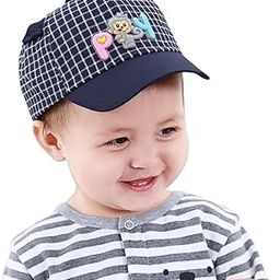 Tomorrow Kids Cap - Cap for Boys and Girls, Cool Cartoon Monkey and Duckbill Design - Adjustable Lightweight Snapback Baseball Cap for Kid - Summer Sun Hat for Toddlers (03 Month to 3 Years)-image-2