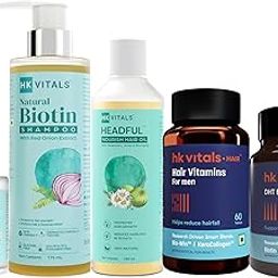 HealthKart HK Vitals Hairfall Solution Kit Stage 2 | Hair Multivitamin (60 Capsules), Hair Growth Serum (30ml), Biotin Shampoo (175ml), DHT Blocker with Biotin (30 Tablets) & Hair Oil (100ml) | Combo-image-37