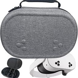 Ready Pattern Hard Carrying Case for Meta Quest 3s / 3/2, Travel Bag, Storage Bag Compatible with Oculus Meta Quest 3 /3S VR Headset, Suitable for Travel & Home Storage with Mesh Pocket Storage Space-image-40